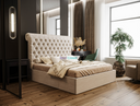 Neo Chesterfield Sleigh Bed