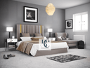 Harrow Golden Strip Line Bed | Bed Creed