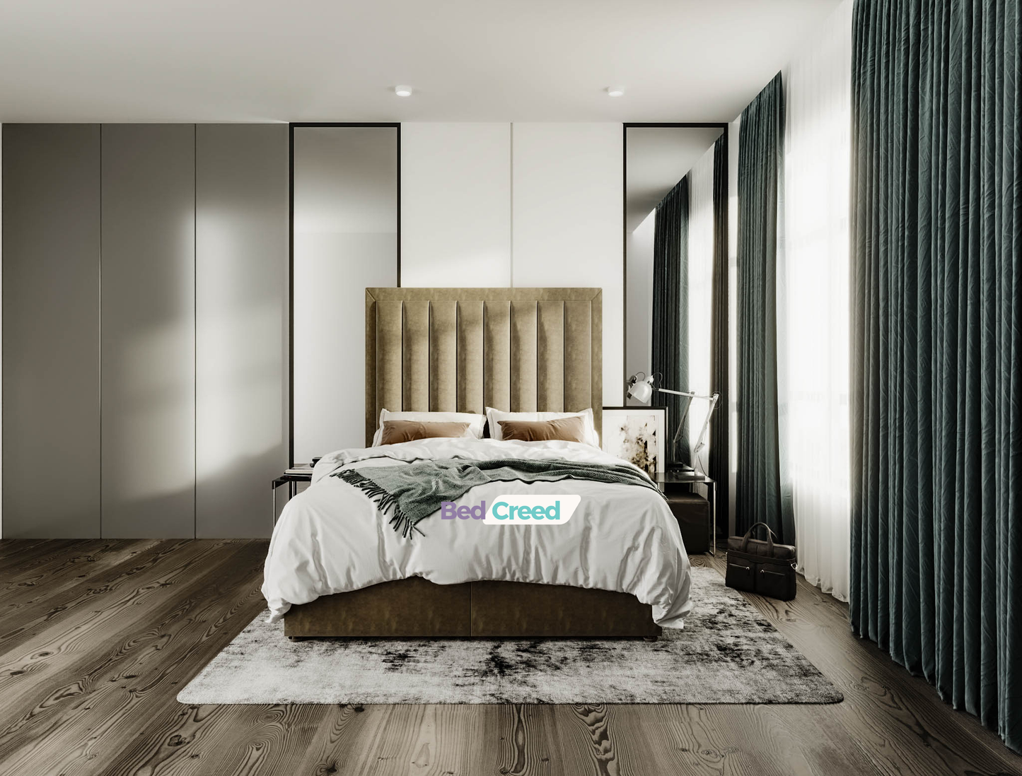 Forster Lines Panel Divan Ottoman Storage Bed