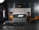 Sentorini Wide Extended Oversized Headboard Bed
