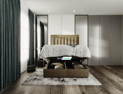 Forster Lines Panel Divan Ottoman Storage Bed