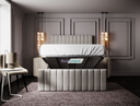Casey Stripe Line Linear Winged Bed