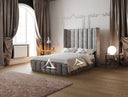 High Headboard Casey Winged Bed - Bed Creed