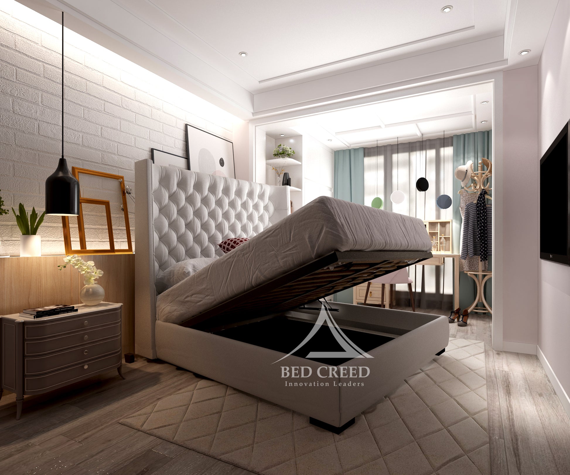 Paxton Winged Bed